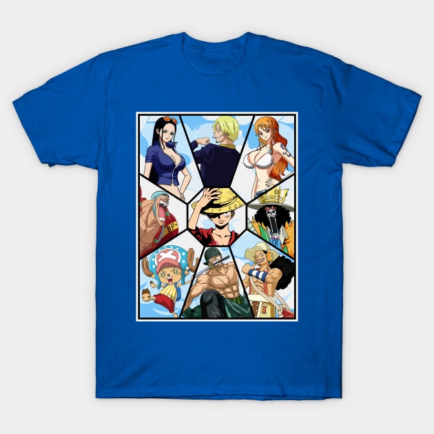 Straw Hat Pirates T-Shirt by mounier